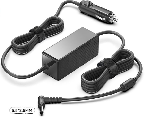 Laptop auto charger 120W, 5.5*2.5mm