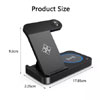 Wireless Charger 15W Fast Charging Station Pad for Apple Watch iPhone AirPods